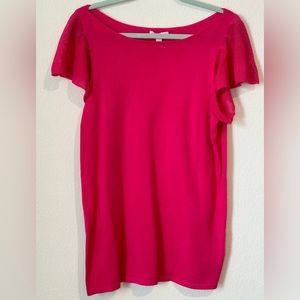 Lilly Pulitzer short sleeve sweater